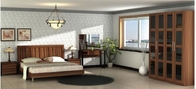 Multi Color Full Bedroom Furniture Sets Melamine Finishing Panel Furniture
