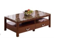 Modern Living Room Furniture Simple Coffee Table Marble Top Particle Board With Melamine