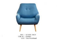Durable Pure Foam Linen Fabric Sofa , Smooth Surface Leisure Chair