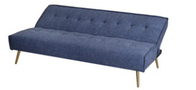 American Style Functional Sofa Bed With Solid Wood Frame , Metal Leg