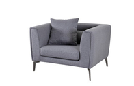 Modular Design Grey Fabric Sofa , Healthy Living Room Couch Set Long Life