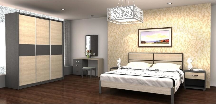 plywood frame home room