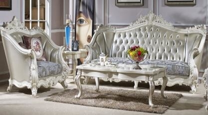 Living Room Luxury Classic French Furniture Living Color Solid