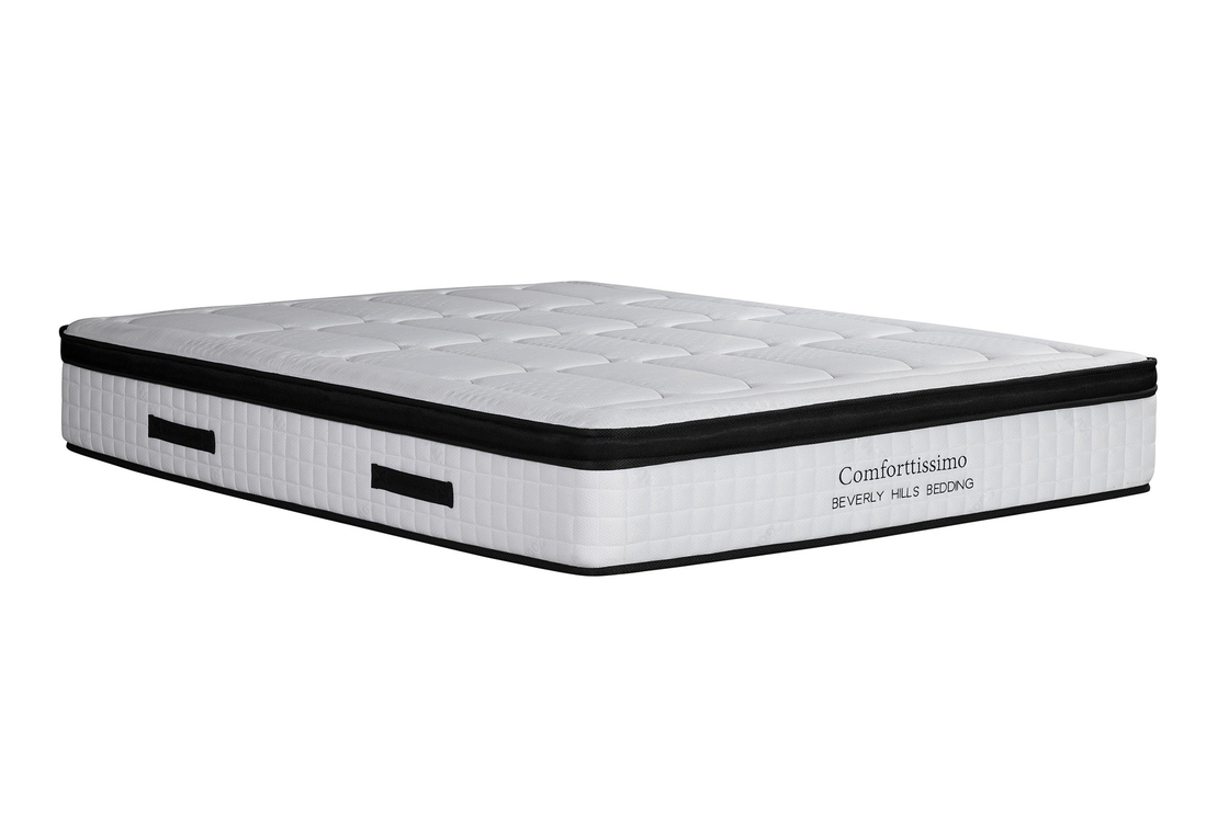 White Color Spring Foam Bed Mattress For Home And Commercial No Reversible