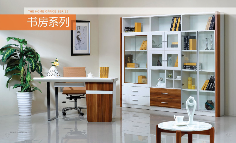 Modern Full Bedroom Furniture Sets / Wall Mounted Bookshelves