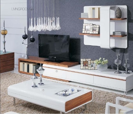 Living Room Furniture On S Quality Supplier White High Gloss Living Room Furniture Wall Unit Coffee Table Non Toxic Material