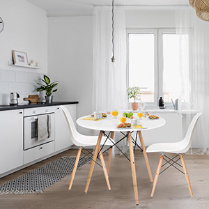 Multifunctional Custom Coffee Tables 31.5" White Dining Kitchen Table 1