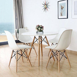 Multifunctional Custom Coffee Tables 31.5" White Dining Kitchen Table 2