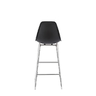 Lounge Armless Bar Stool Chair Metal Legs Light Luxury Style