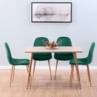 Luxury Nordic Modern Wooden Furniture Italian Kitchen Dinner Table Set
