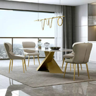Light Luxury Italian Furniture Dining Table 220*120*75cm Rock Board Dining Table