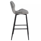 OEM Soft Edge Bar Stool Acrylic Minimalist Round Seat Chairs Commercial Furniture