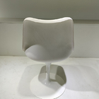 Classic Modern White Metal Base Dining Chair Plastic PP Shell 81cm Height