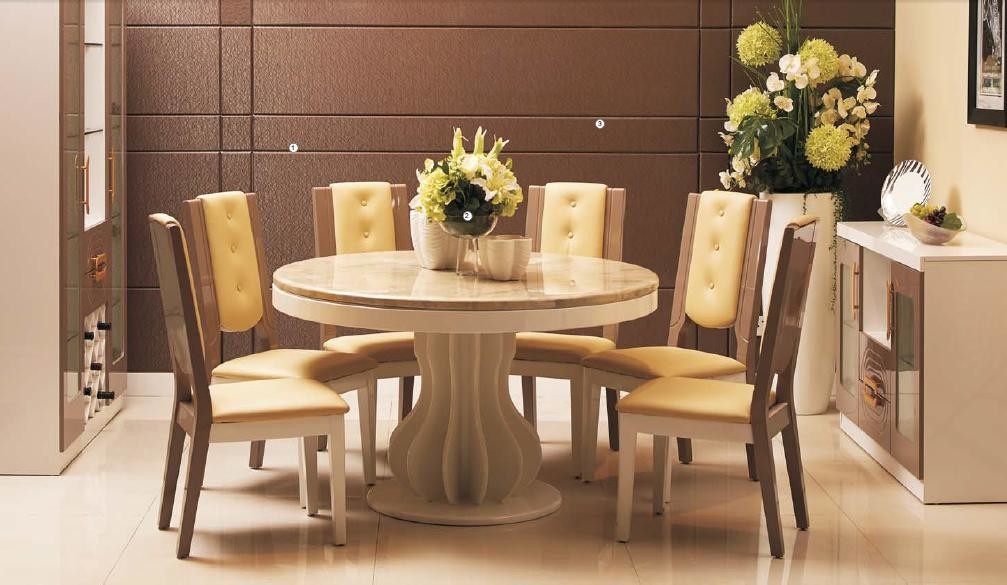 Beautiful Contemporary Dining Room Furniture White With Ice