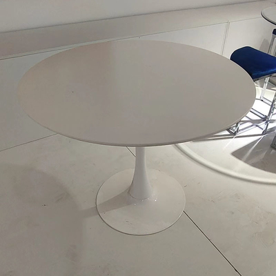 Industrial Furniture Wood Surface Metal Frame Dining Table With Pp Dining Chair